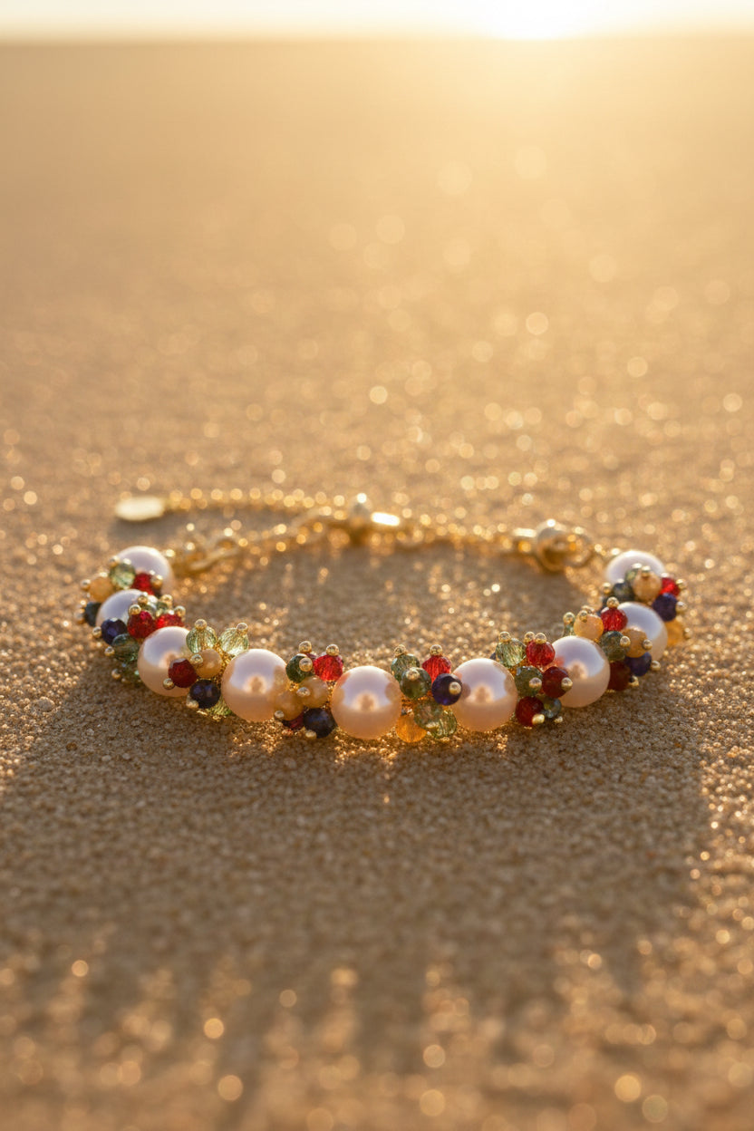 Bracelet multi-couleur estival