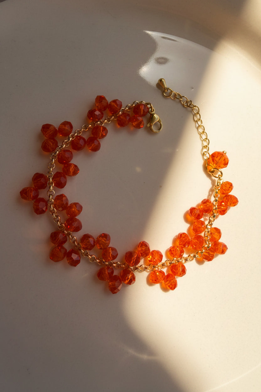 Bracelet Orange Élégant – Éclat et Énergie au Quotidien