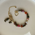 Green stone bracelet - Natural elegance