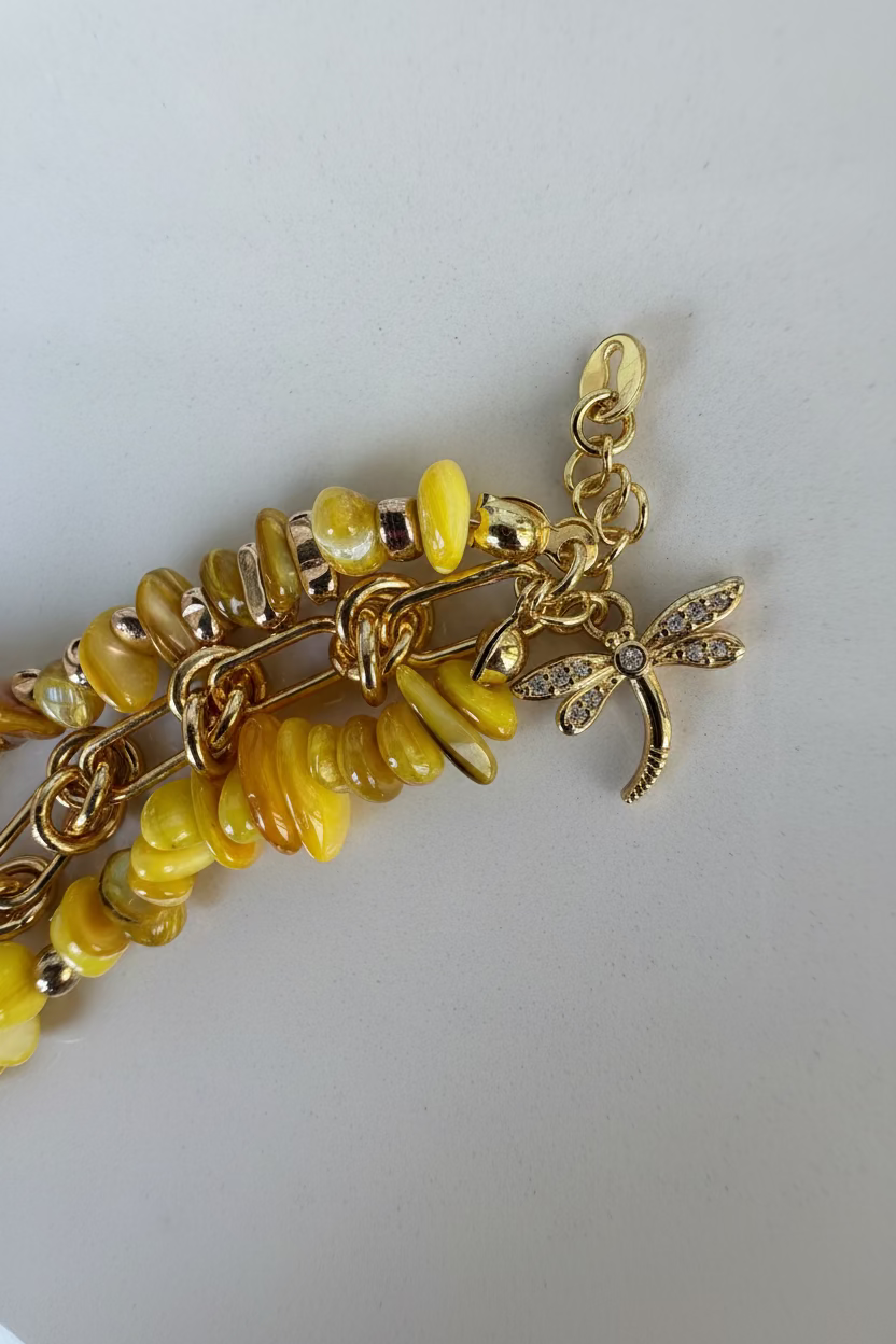 Bracelet jaune - élégance et style tendance